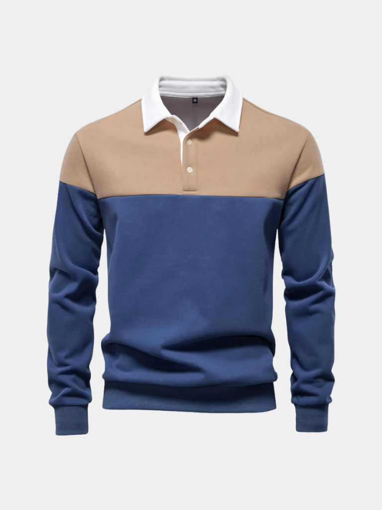 Polo Pullover de Cuello con Cremallera Alpine - Cross & Crown