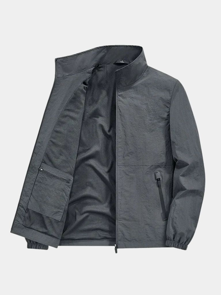 Chaqueta con Cremallera de Utilidad Moderna - Cross & Crown