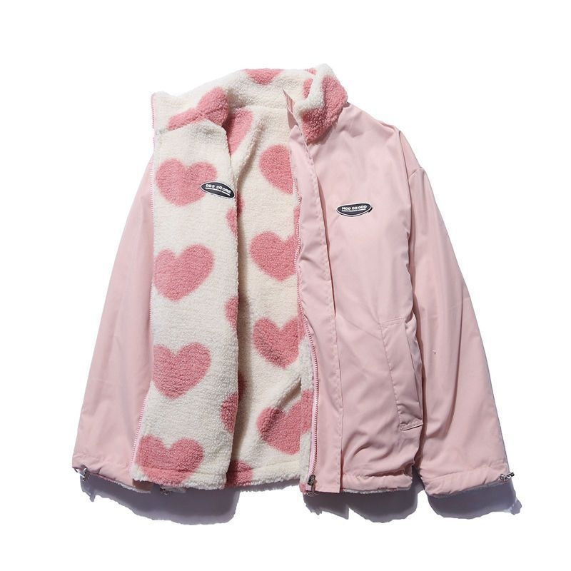 Abrigo Reversible Mujer Acolchado - Oversize Doble Cara