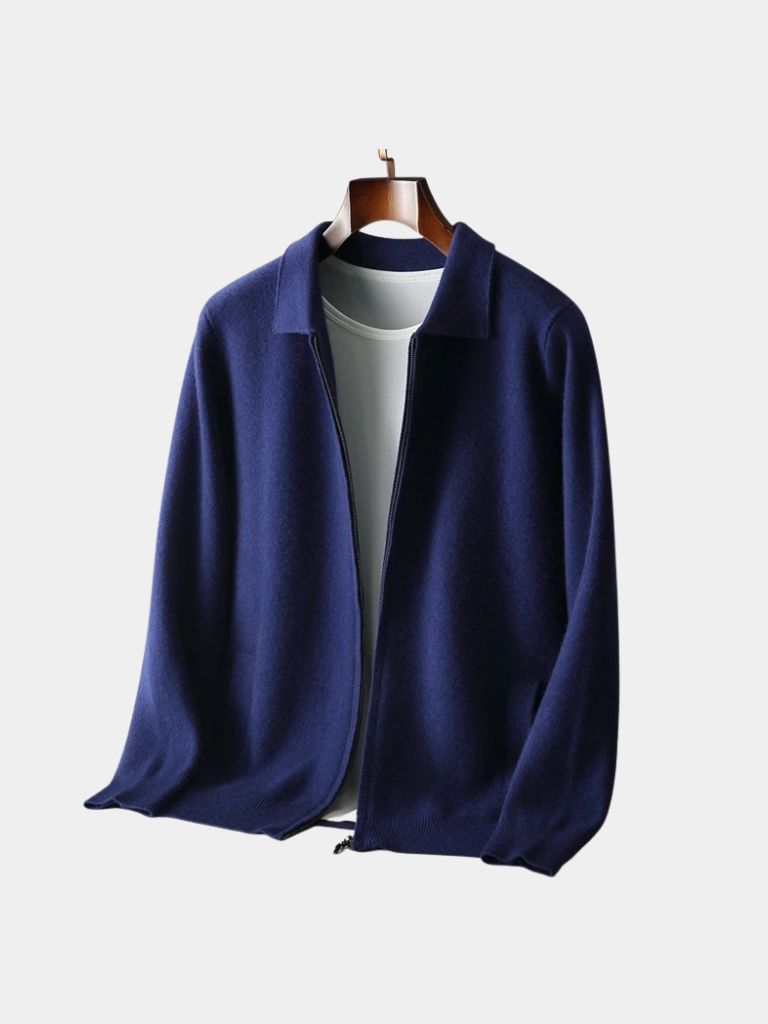 Chaqueta de punto Cashmere Heritage - Cross & Crown