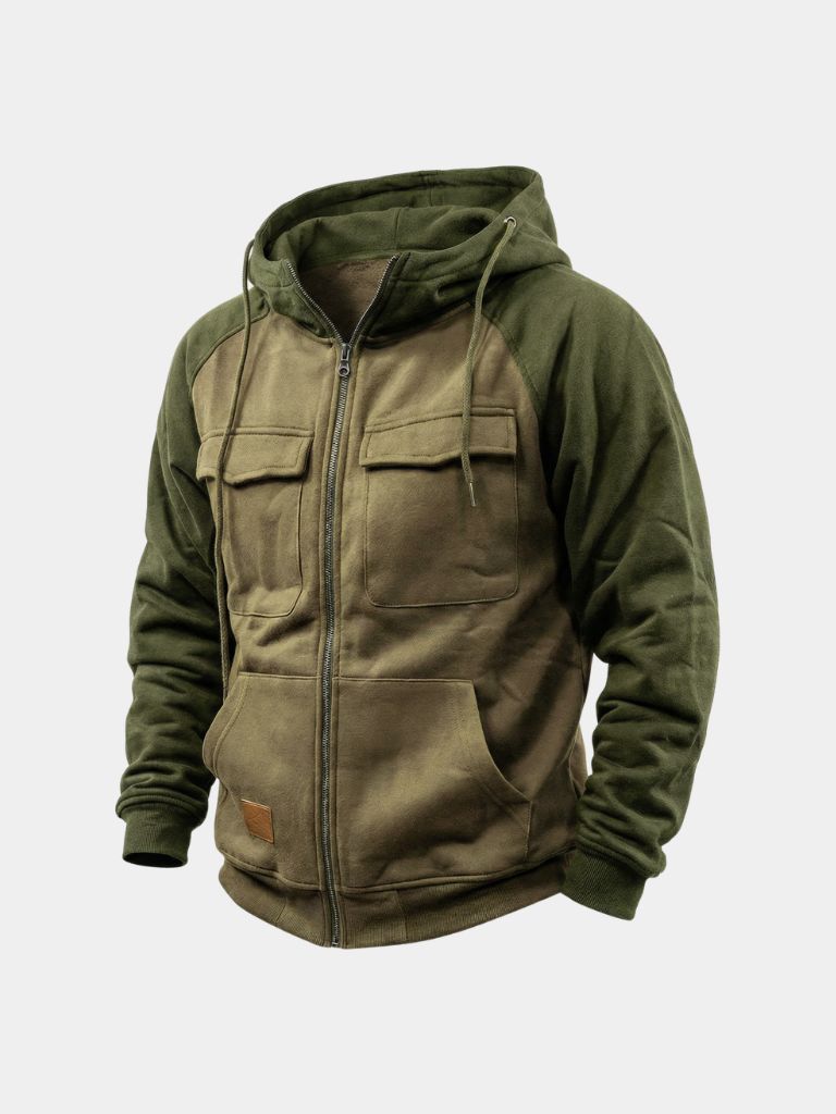 Sudadera con cremallera Cargo Trek - Cross & Crown