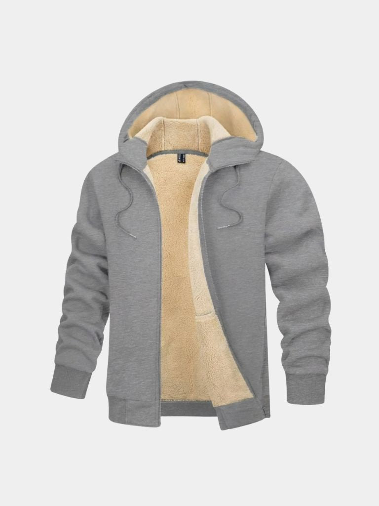 Chaqueta con Capucha Sherpa Core de Invierno - Cross & Crown