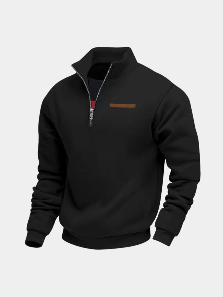 Suéter de Alto Cuello Urbano Slate - Cross & Crown