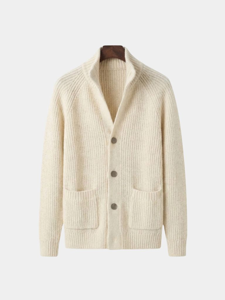 Chaqueta de Punto Botton Clásica - Cross & Crown