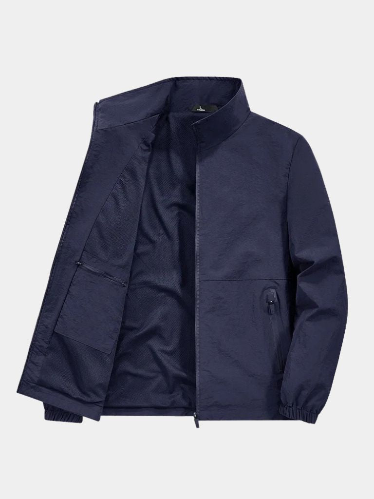 Chaqueta con Cremallera de Utilidad Moderna - Cross & Crown