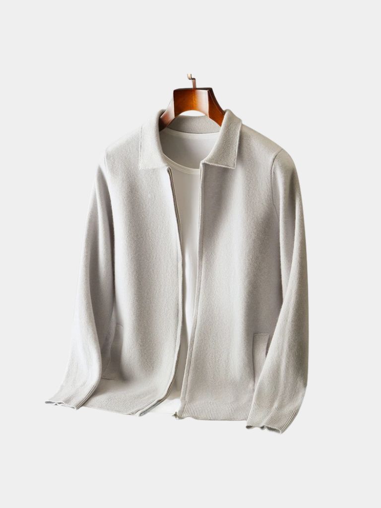 Chaqueta de Punto Heritage de Cachemira - Cross & Crown