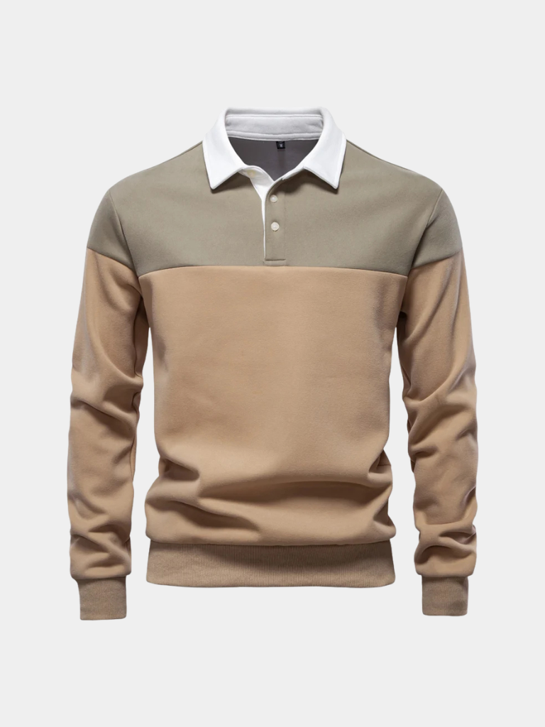 Polo Pullover de Cuello con Cremallera Alpine - Cross & Crown