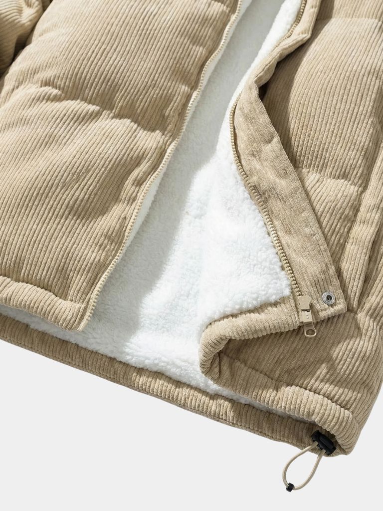 Chaqueta Aislante de Pana Ártica - Cross & Crown