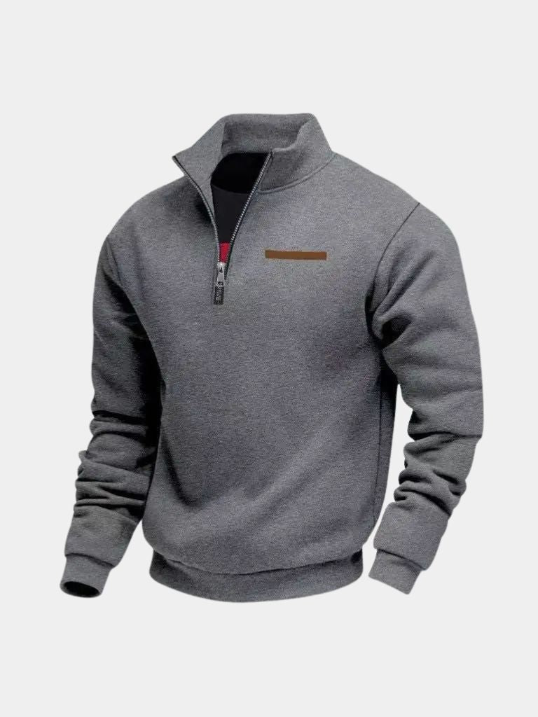 Suéter de Alto Cuello Urbano Slate - Cross & Crown