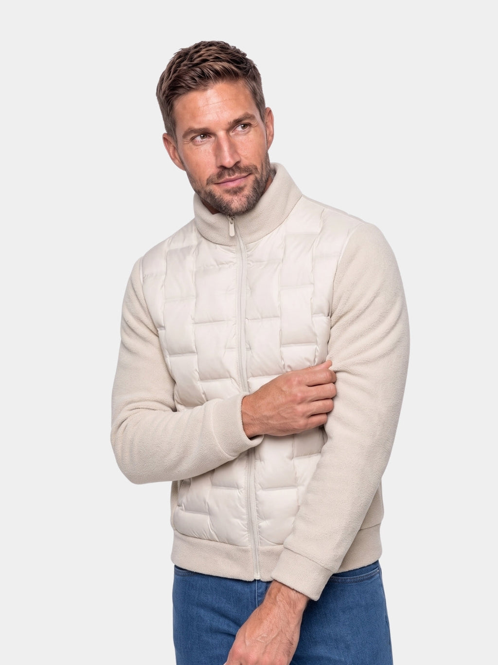 Chaqueta Híbrida Alpine Cream - Cross & Crown