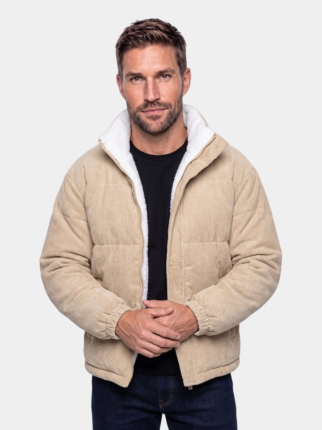 Chaqueta Aislante de Pana Ártica - Cross & Crown