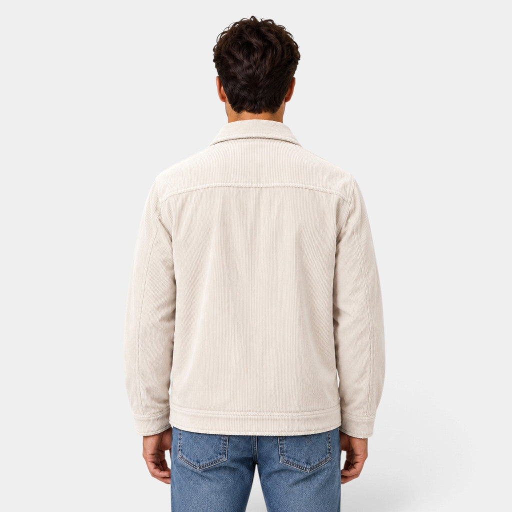 Sobrecamisa de Pana con Botones a Presión para Hombre