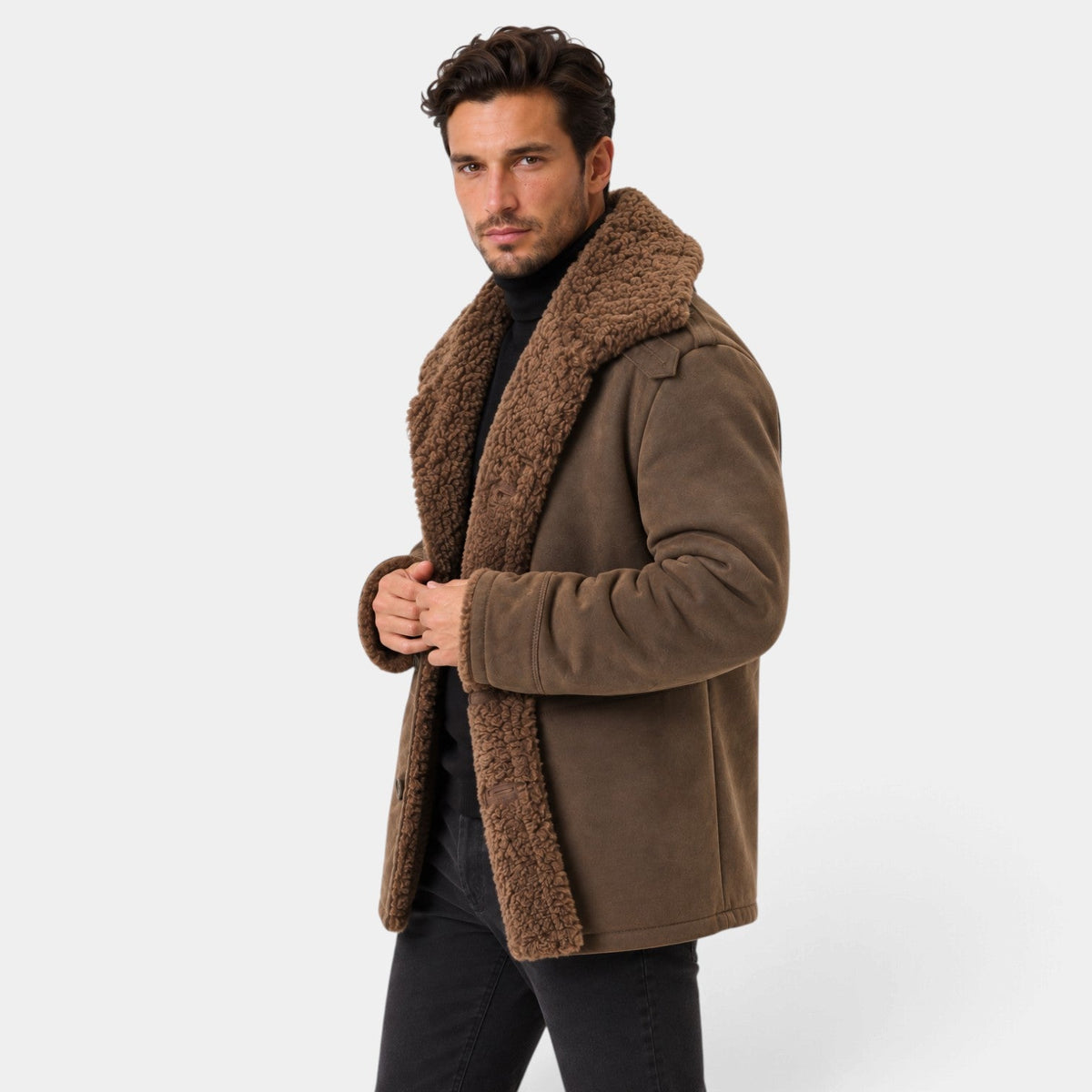 Parka de Invierno Cálida para Hombre con Forro Grueso