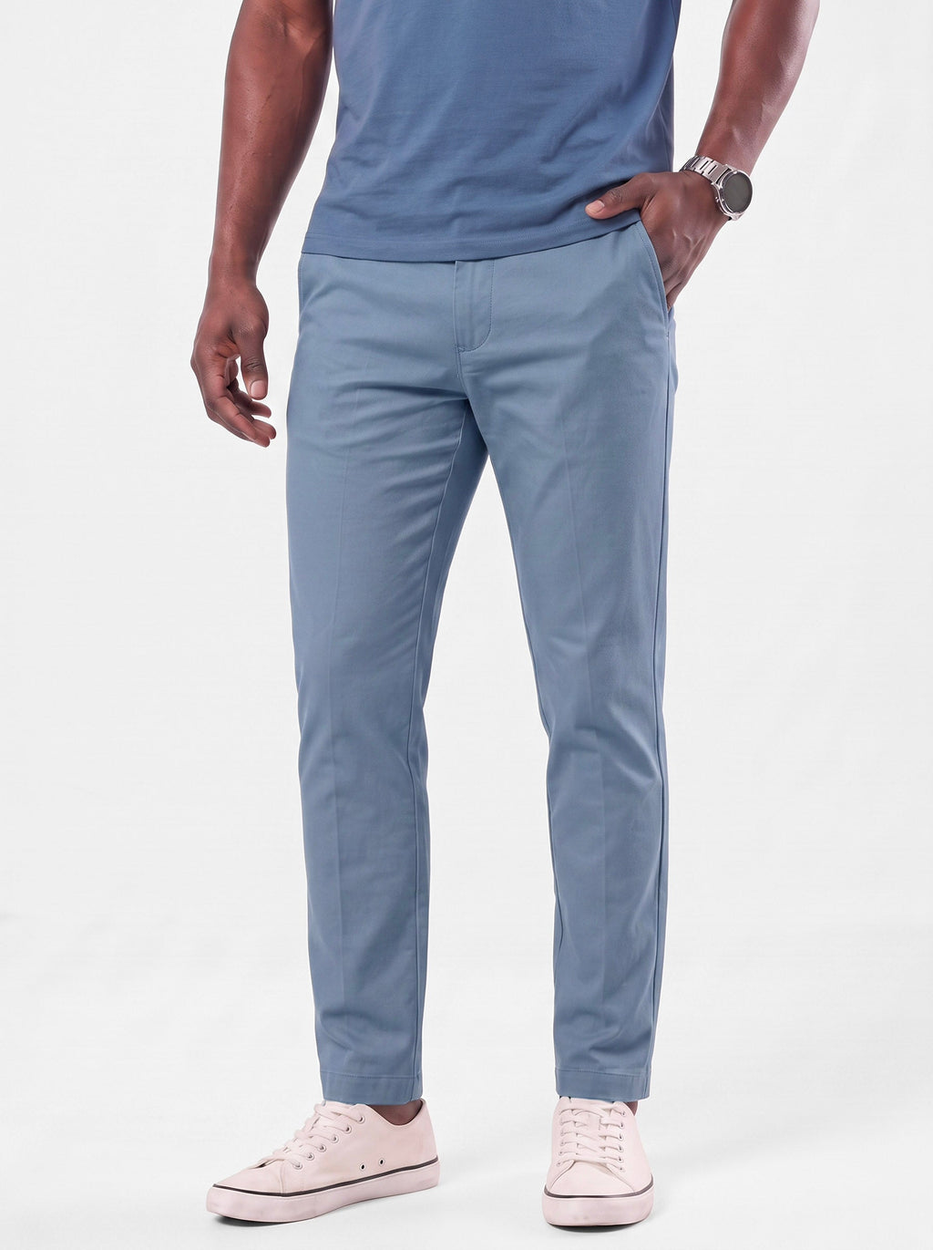 Pantalones Casual Slim Fit - Cross & Crown