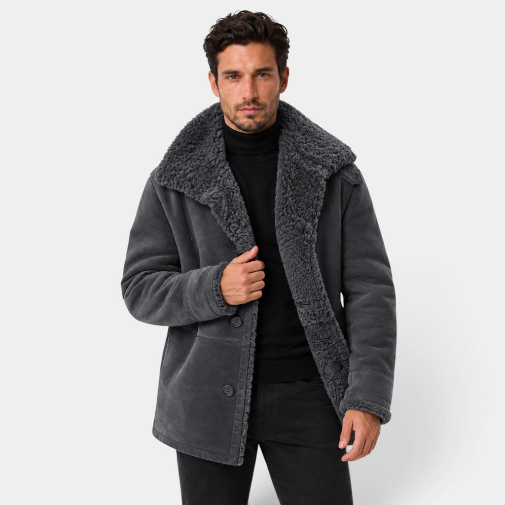 Parka de Invierno Cálida para Hombre con Forro Grueso
