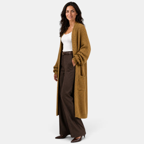 Abrigo Mujer de Punto Ligero