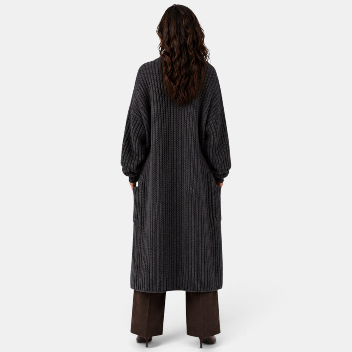 Abrigo Mujer de Punto Ligero