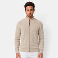 Cárdigan Hombre Cremallera Cuello Alto
