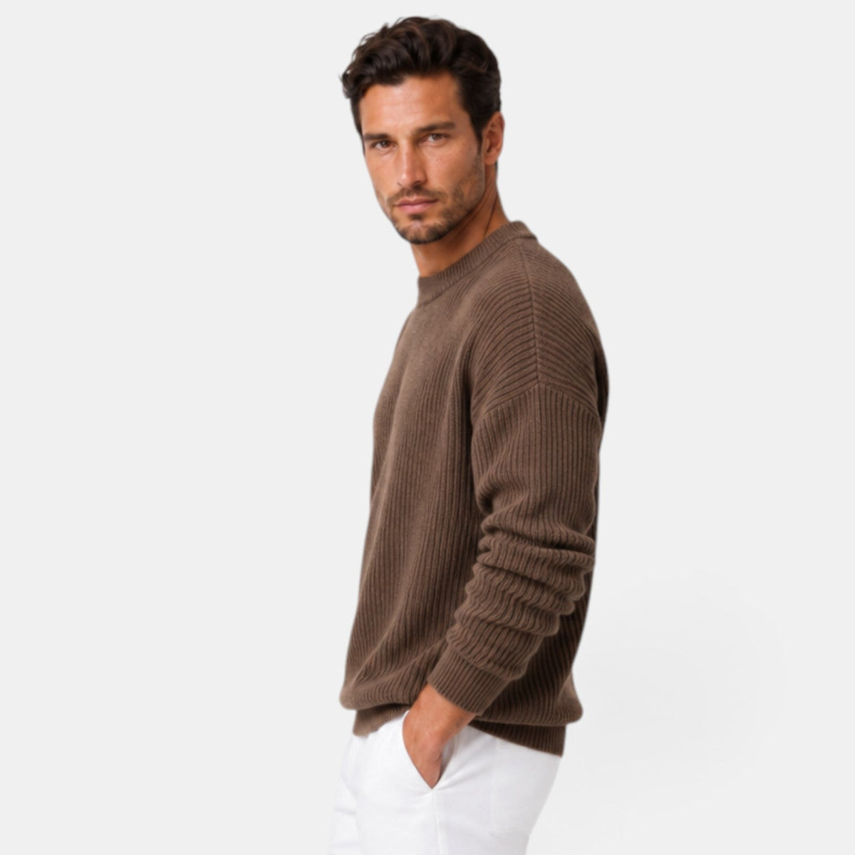 Suéter Hombre Cuello Redondo