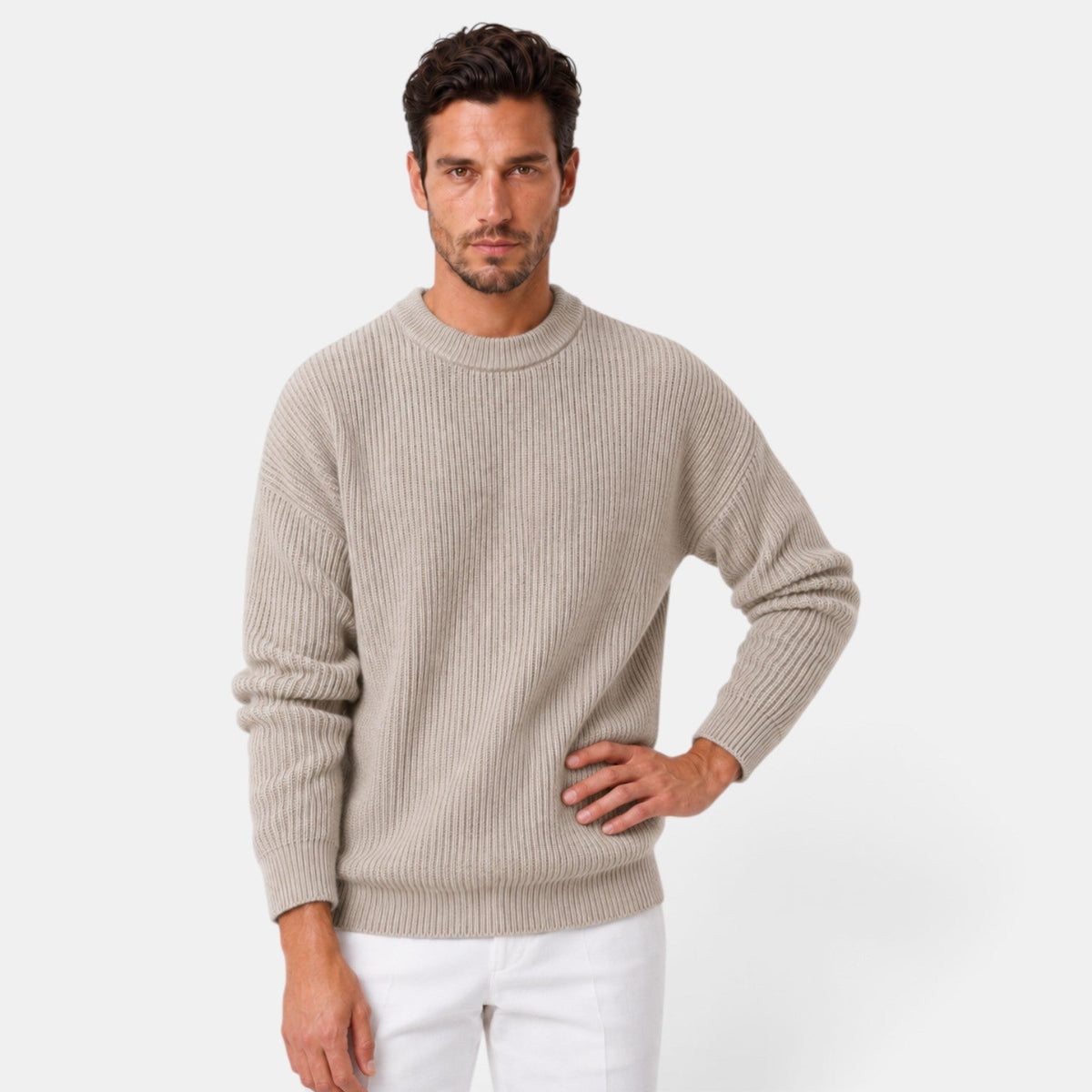 Suéter Hombre Cuello Redondo
