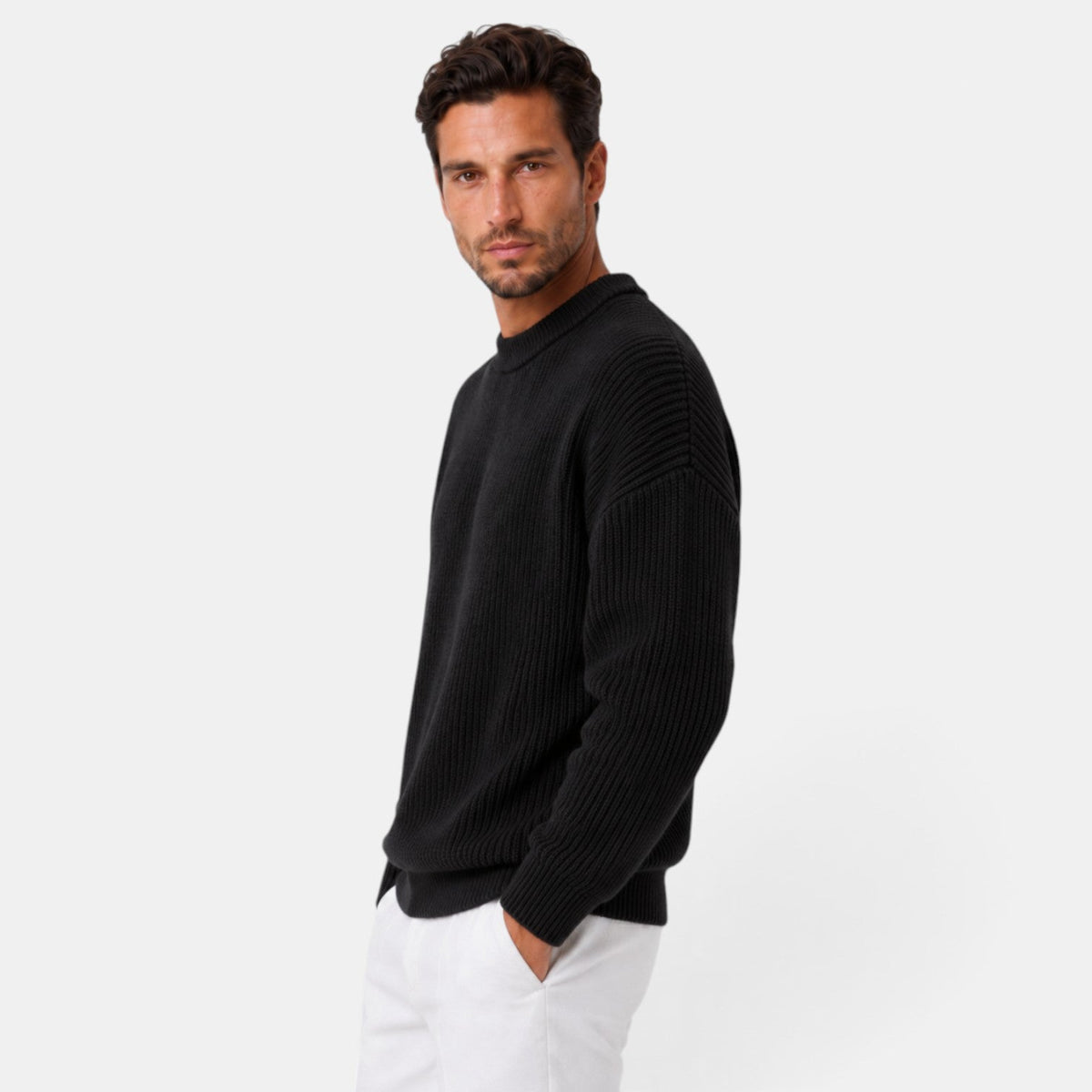 Suéter Hombre Cuello Redondo