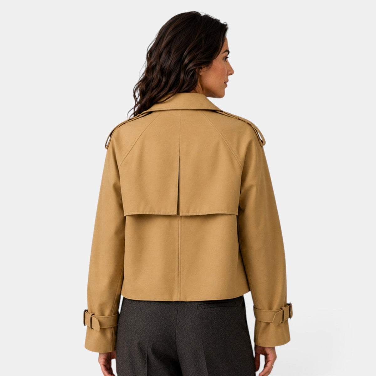 Gabardina Mujer Cruzada Ligera