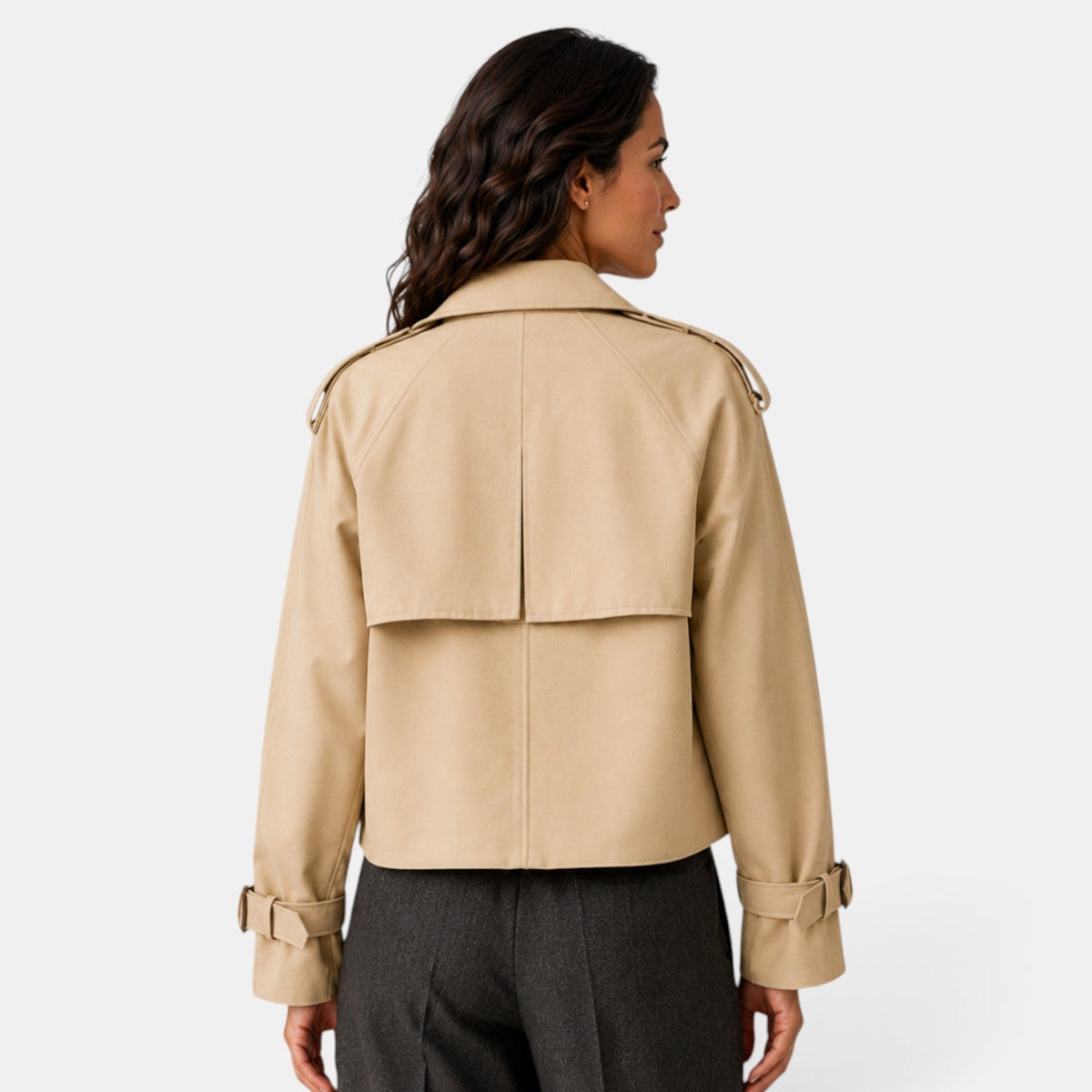 Gabardina Mujer Cruzada Ligera