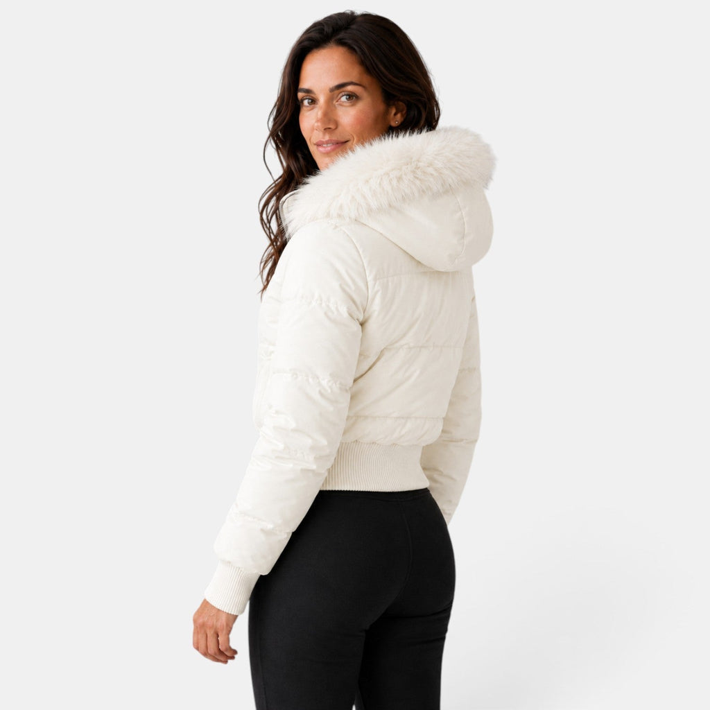 Chaqueta Acolchada Mujer Térmica con Capucha Desmontable