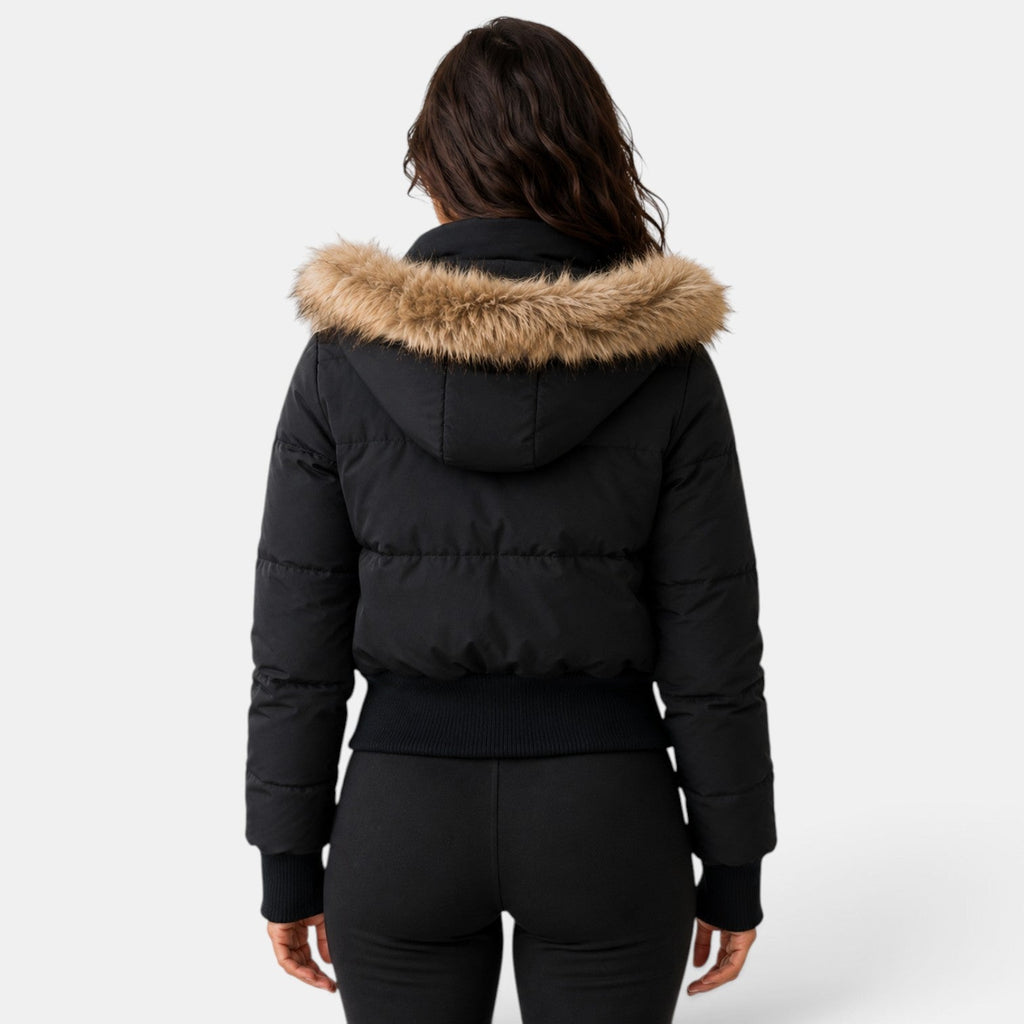 Chaqueta Acolchada Mujer Térmica con Capucha Desmontable