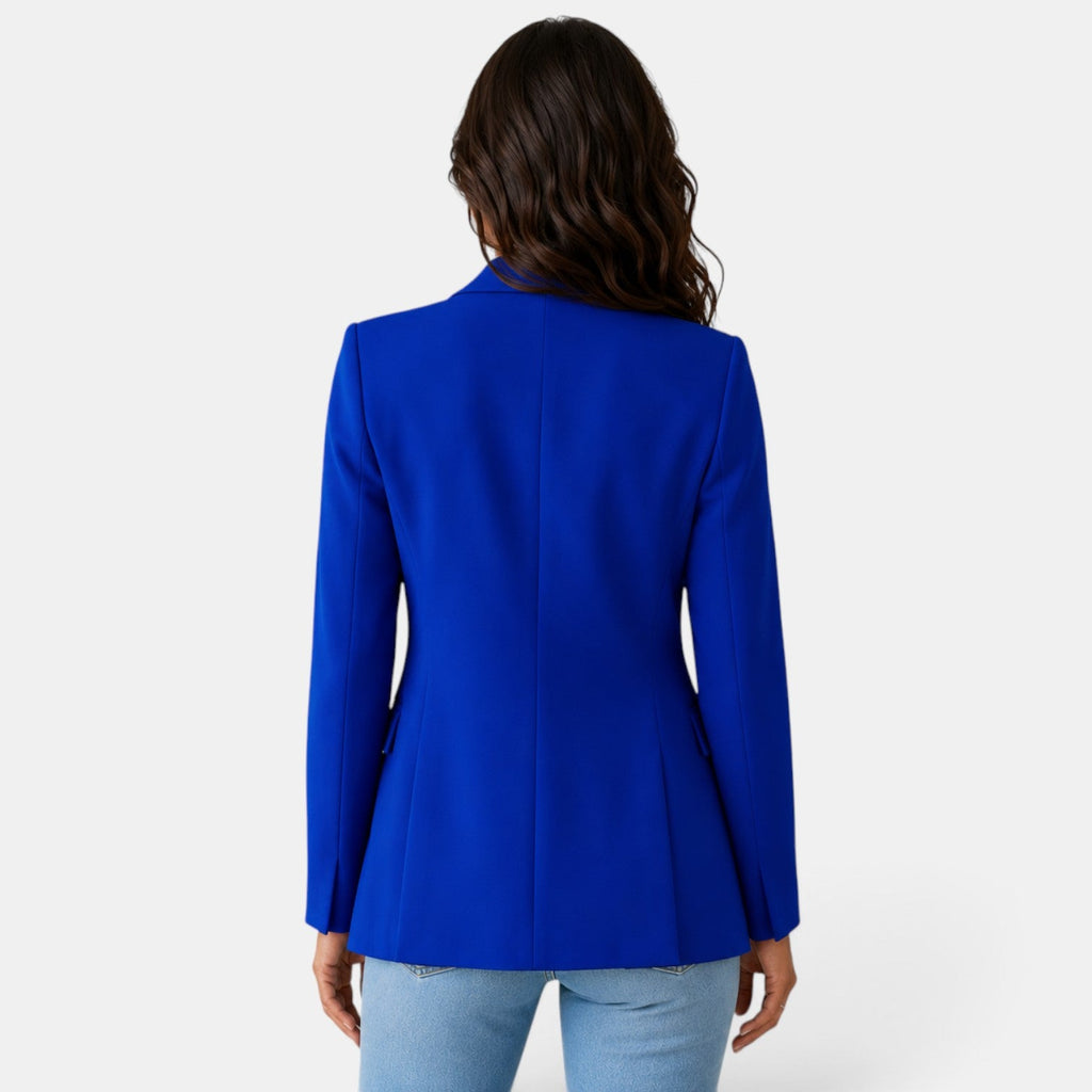 Blazer Mujer Elegante Sin Botones