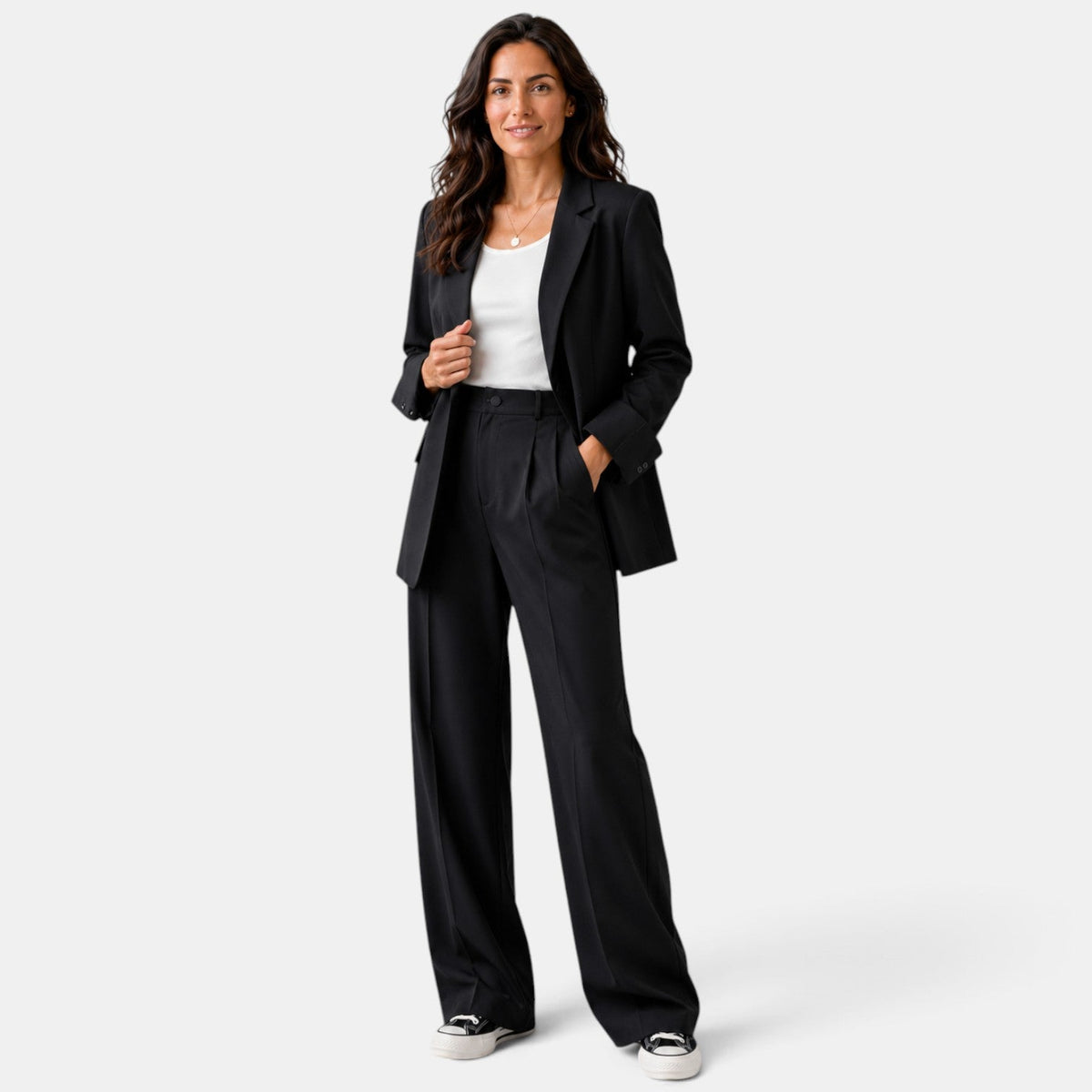 Conjunto Mujer Blazer Pantalón Recto