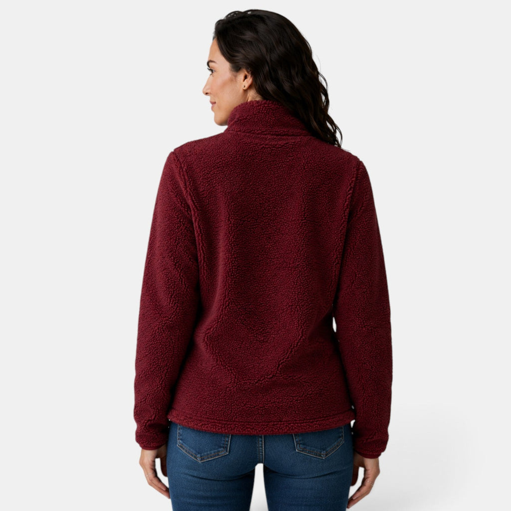 Sudadera Polar Mujer con Bolsillo - Suave y Cómoda de Invierno
