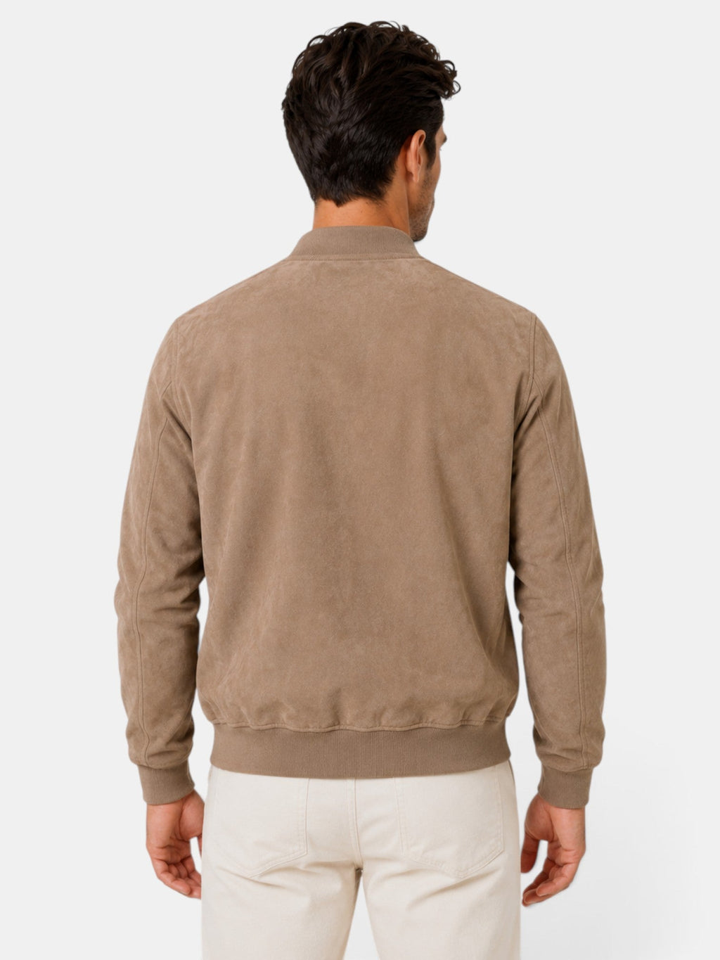 Chaqueta Ante Hombre Estilo Urbano