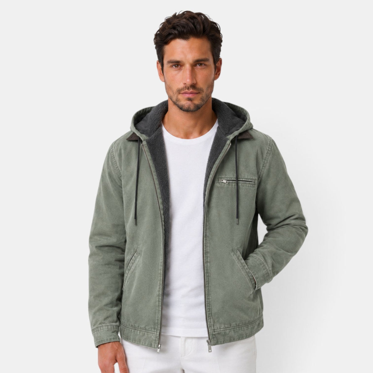 Chaqueta Hombre Otoño Forro Polar