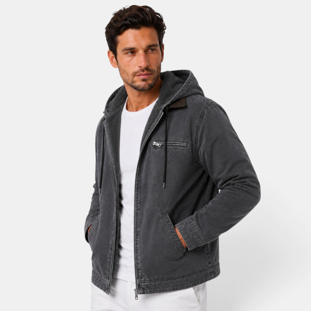 Chaqueta Hombre Otoño Forro Polar