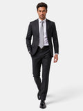 Traje Hombre Negro Elegante Oficina