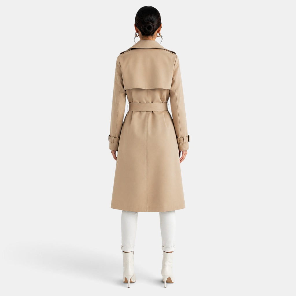 Gabardina Mujer Elegante Larga