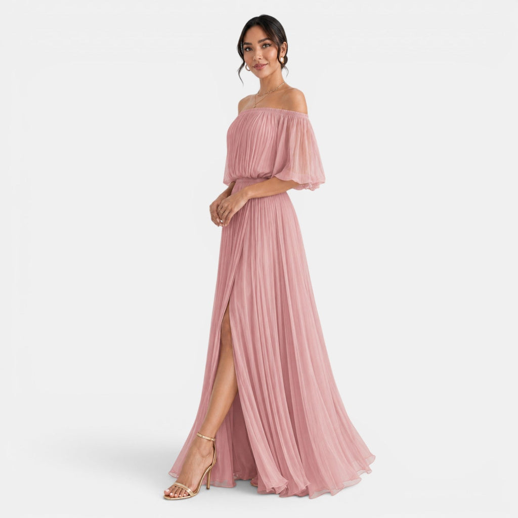 Vestido Largo Elegante Mujer
