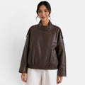Chaqueta Bomber Piel Mujer