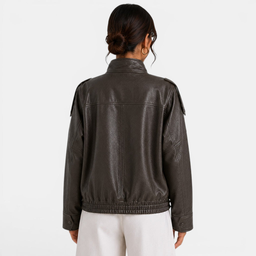 Chaqueta Bomber Piel Mujer