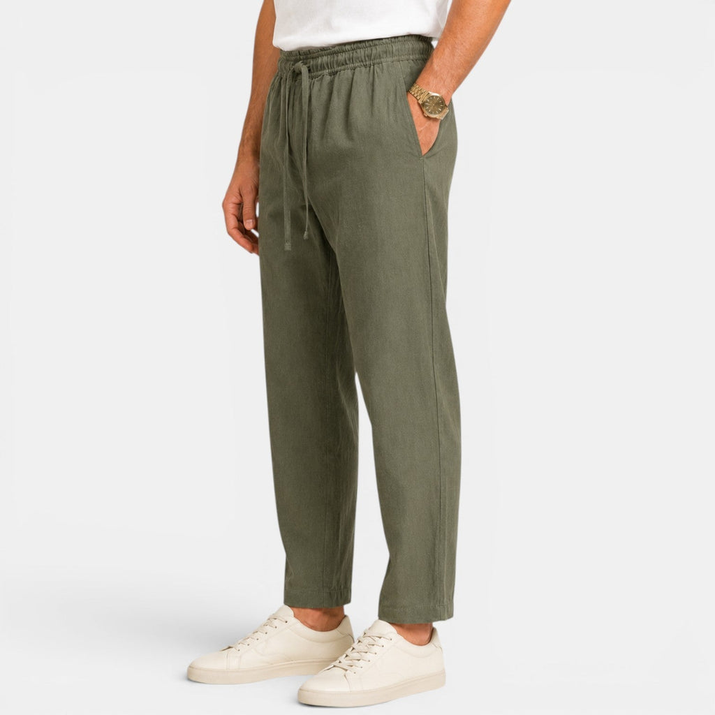 Pantalón Lino Hombre Casual