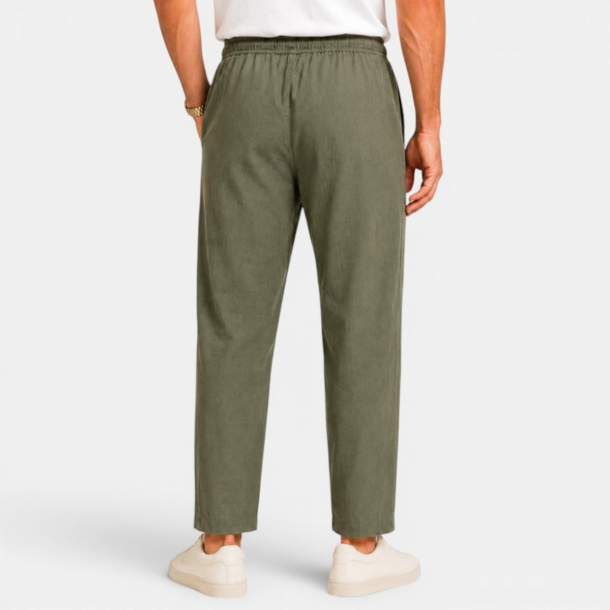 Pantalón Lino Hombre Casual