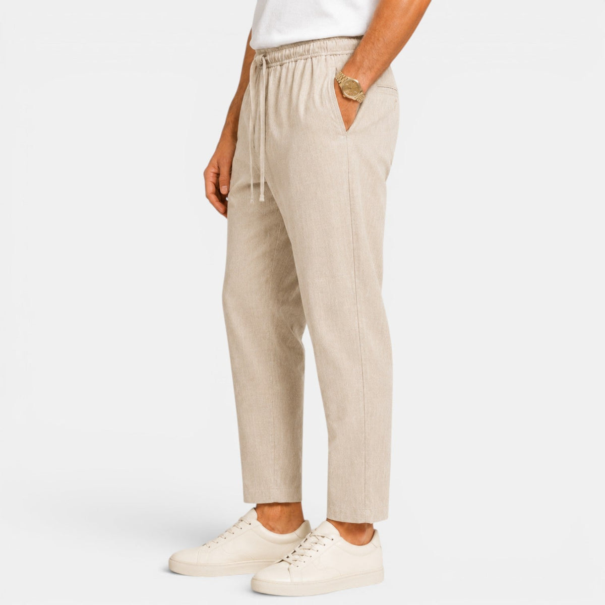 Pantalón Lino Hombre Casual