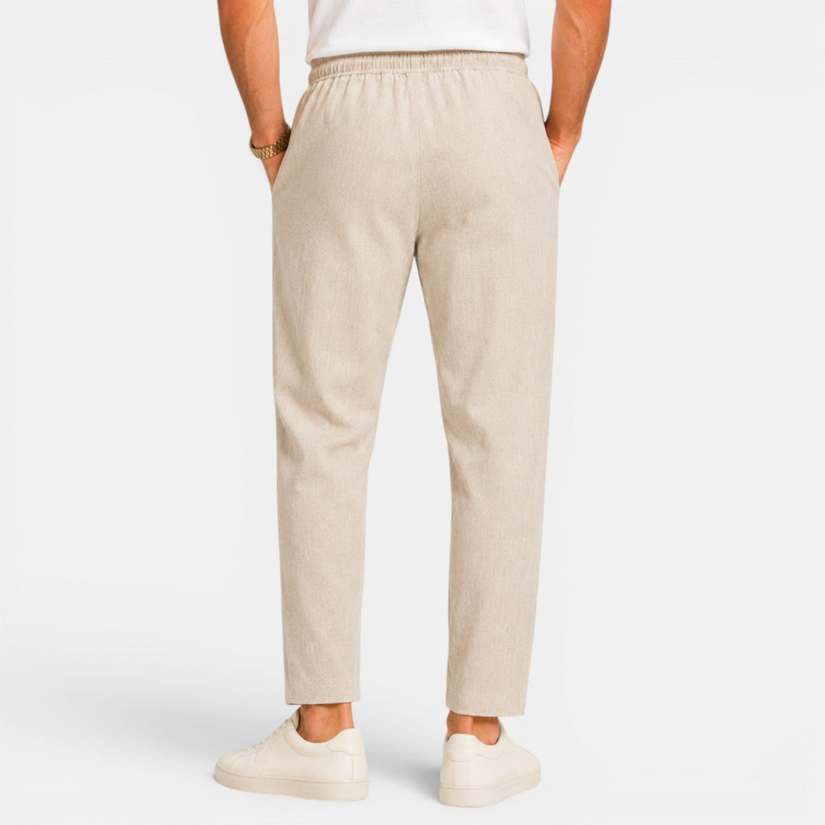 Pantalón Lino Hombre Casual