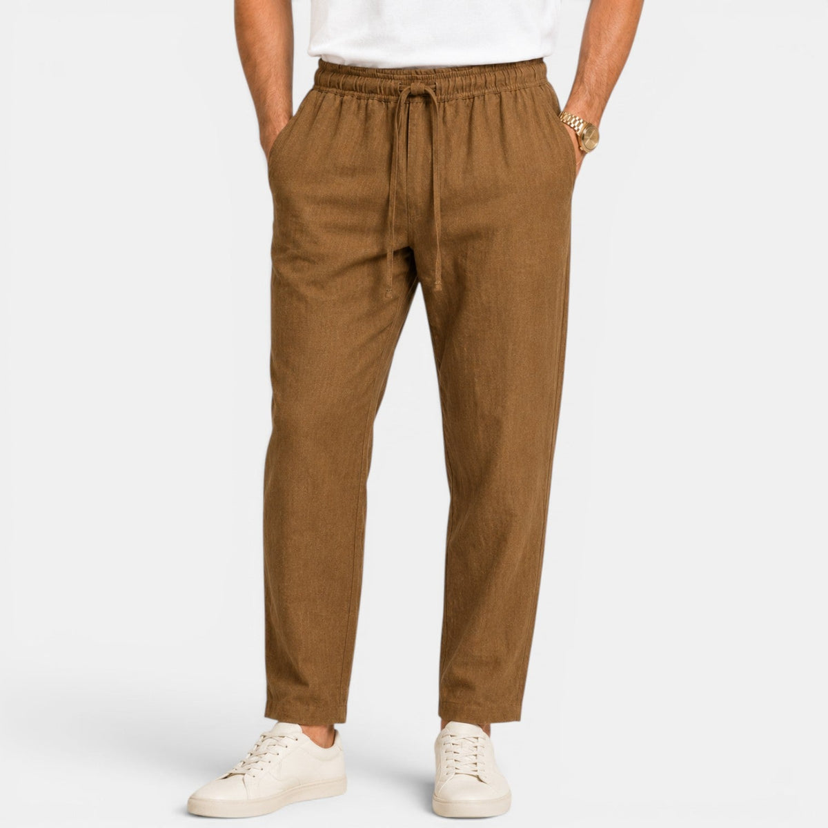 Pantalón Lino Hombre Casual
