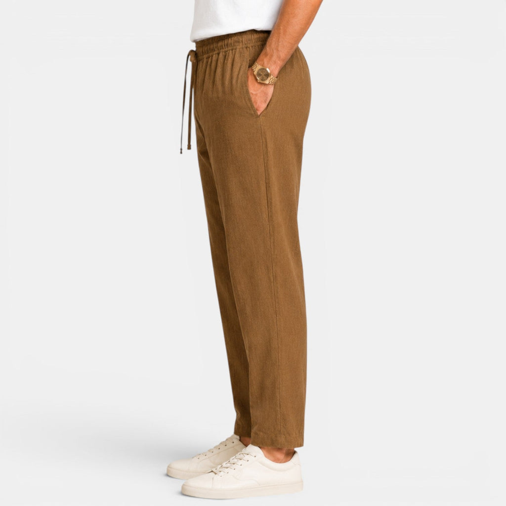 Pantalón Lino Hombre Casual