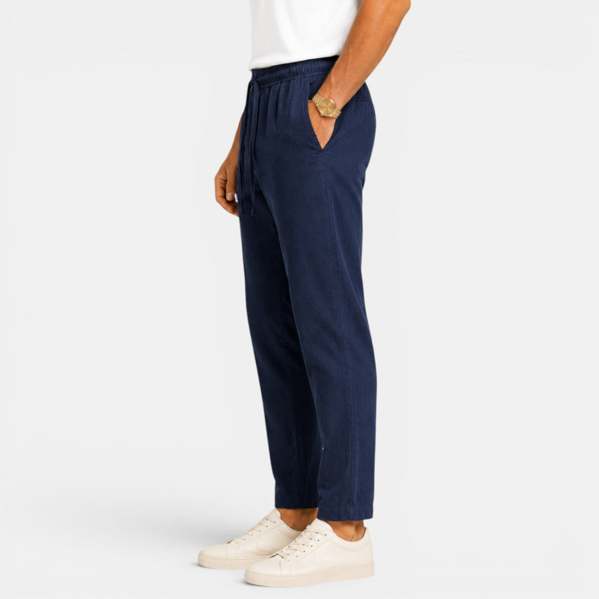 Pantalón Lino Hombre Casual
