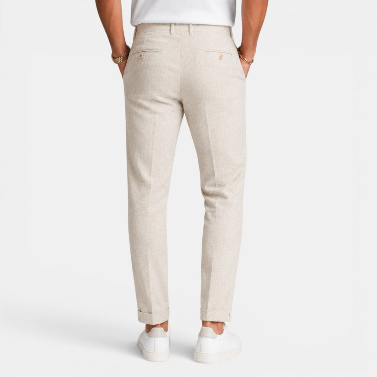 Pantalón Lino Hombre Elegante