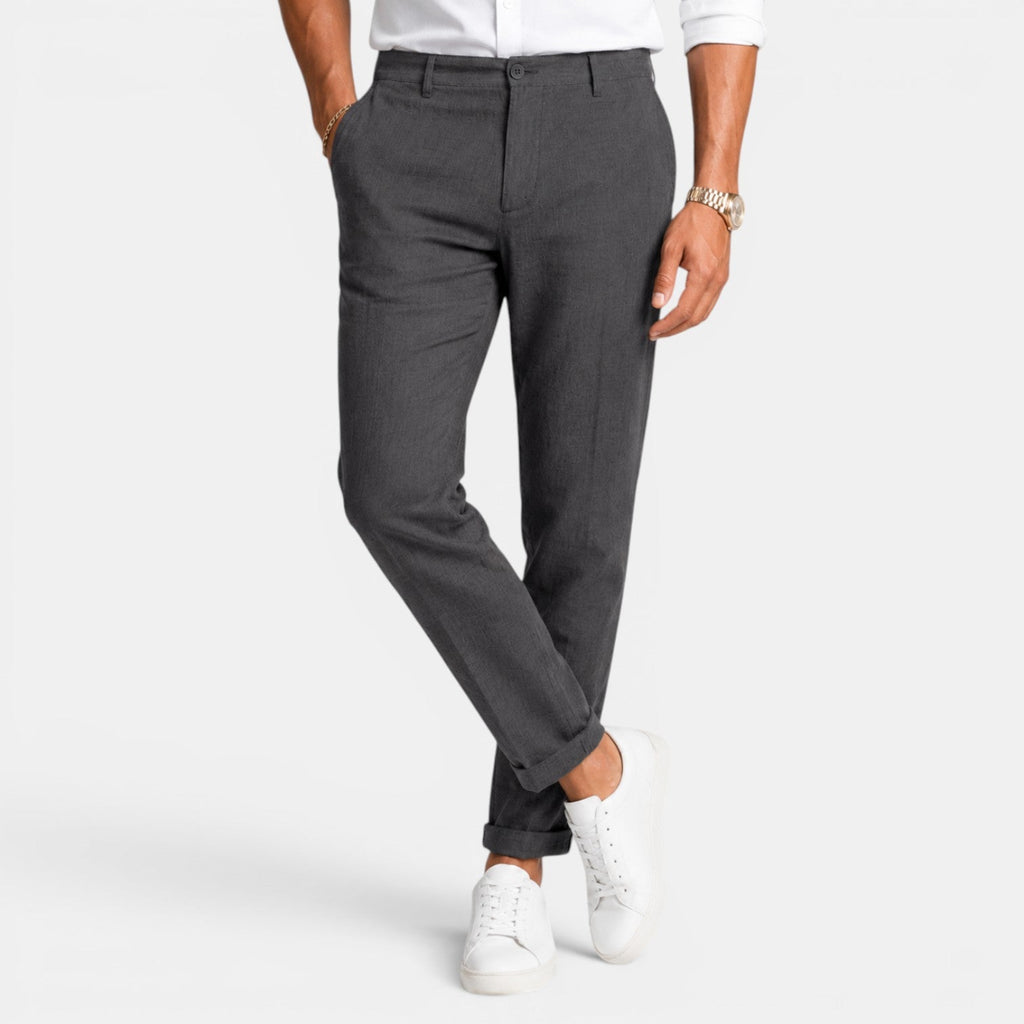 Pantalón Lino Hombre Elegante