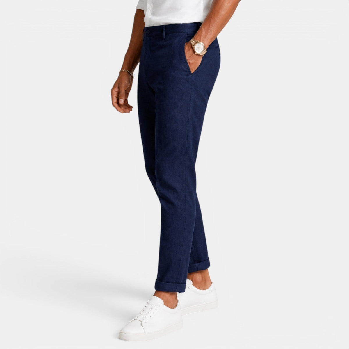 Pantalón Lino Hombre Elegante
